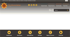 Desktop Screenshot of bonnersprings.org